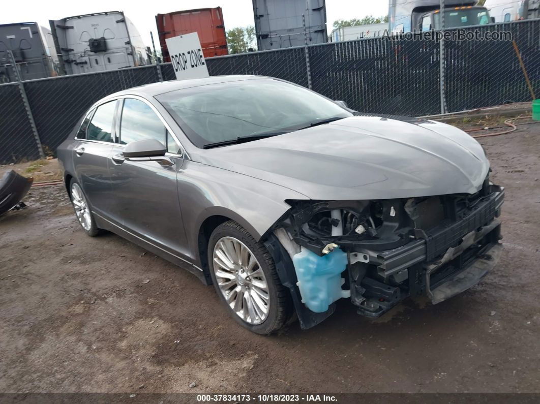 2014 Lincoln Mkz Gray vin: 3LN6L2G97ER835601