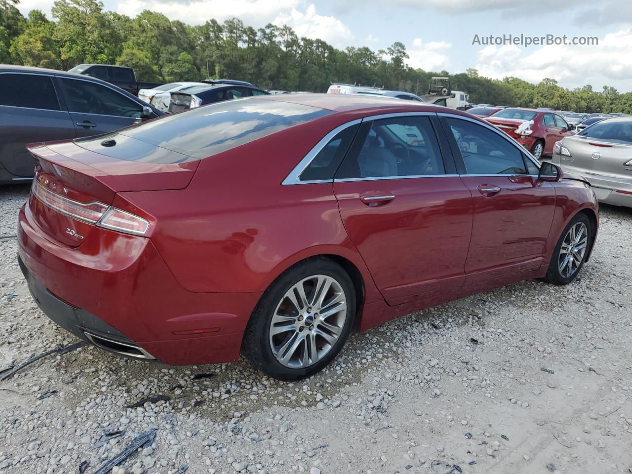 2014 Lincoln Mkz  Темно-бордовый vin: 3LN6L2G98ER806110