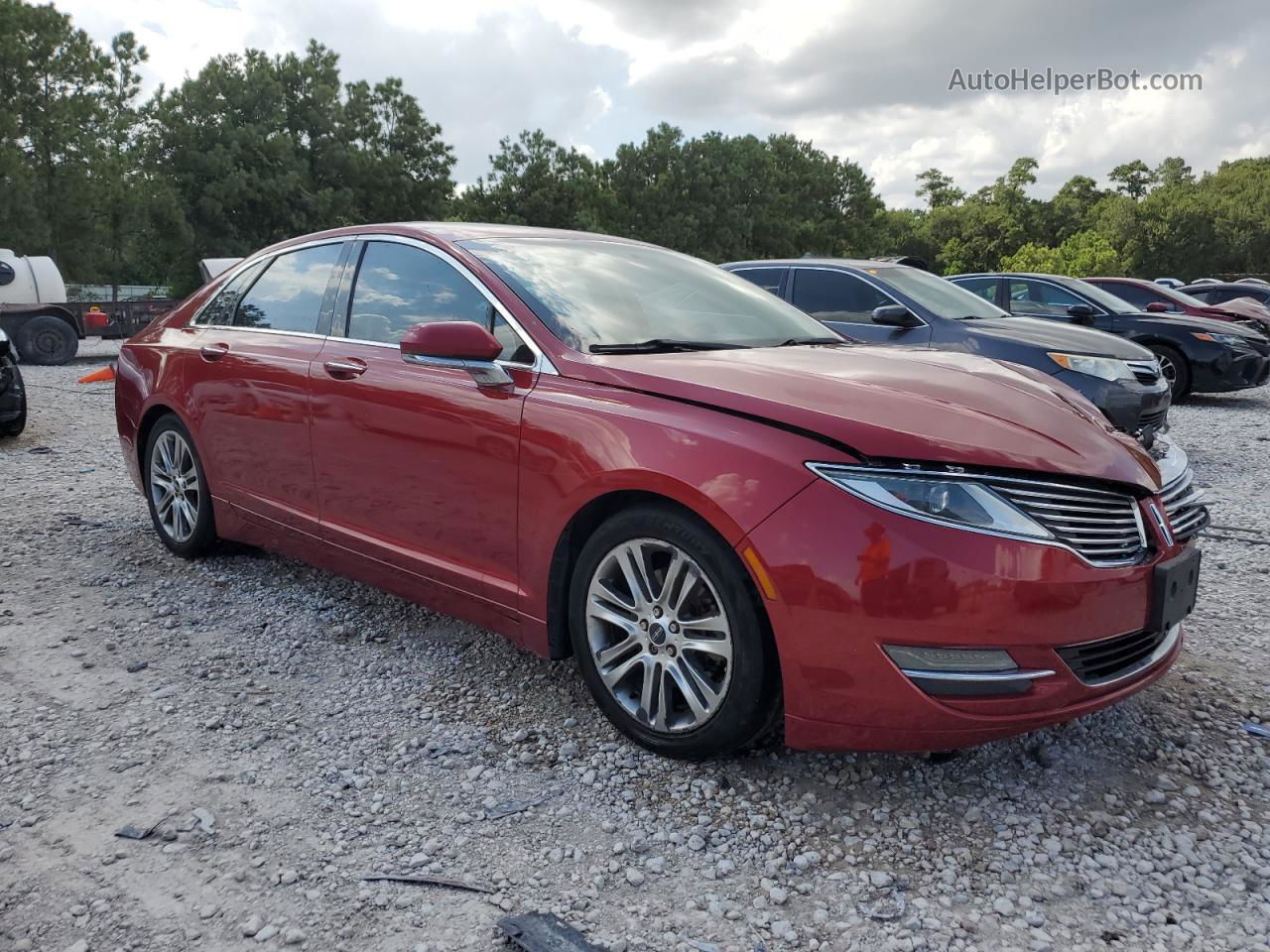 2014 Lincoln Mkz  Maroon vin: 3LN6L2G98ER806110