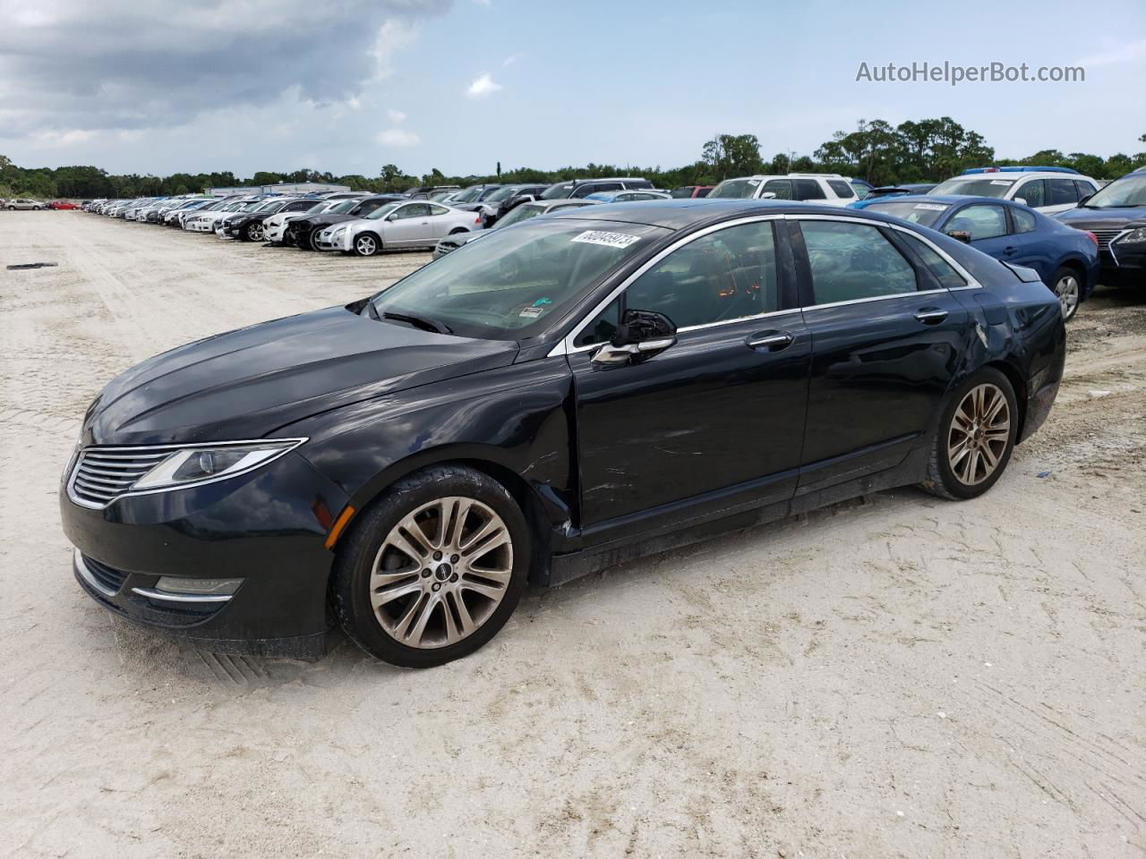 2014 Lincoln Mkz  Черный vin: 3LN6L2G98ER818659