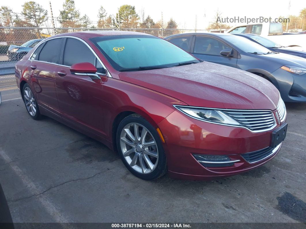 2014 Lincoln Mkz   Red vin: 3LN6L2G99ER806164