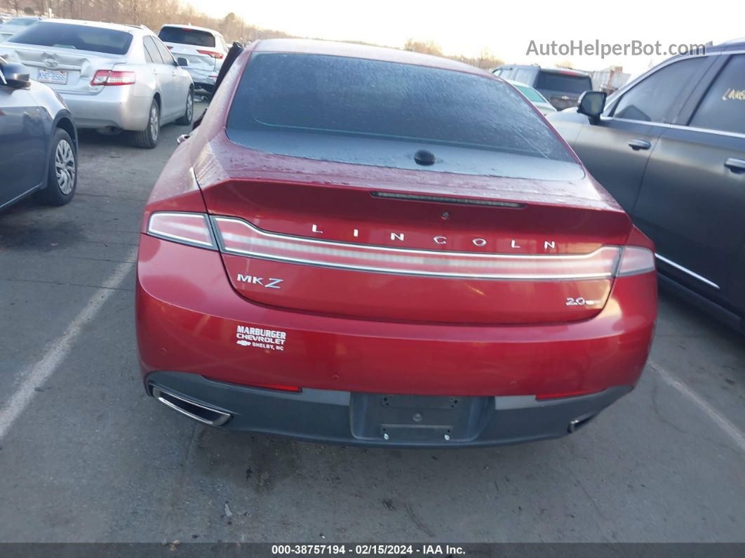 2014 Lincoln Mkz   Красный vin: 3LN6L2G99ER806164