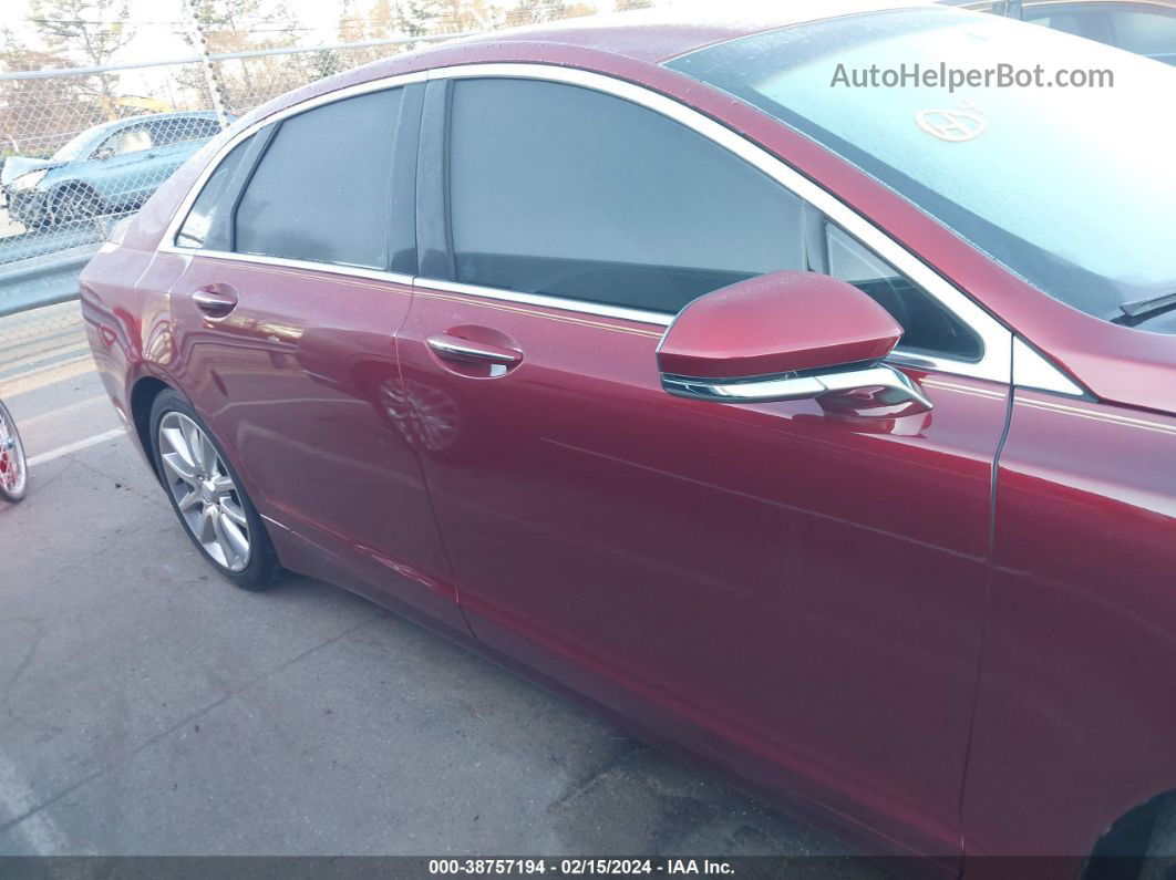 2014 Lincoln Mkz   Red vin: 3LN6L2G99ER806164