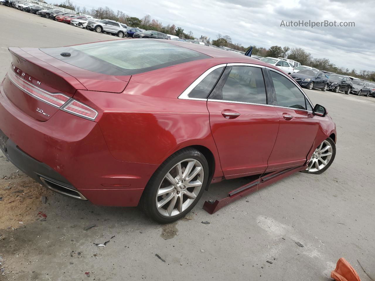 2014 Lincoln Mkz  Burgundy vin: 3LN6L2G99ER807136