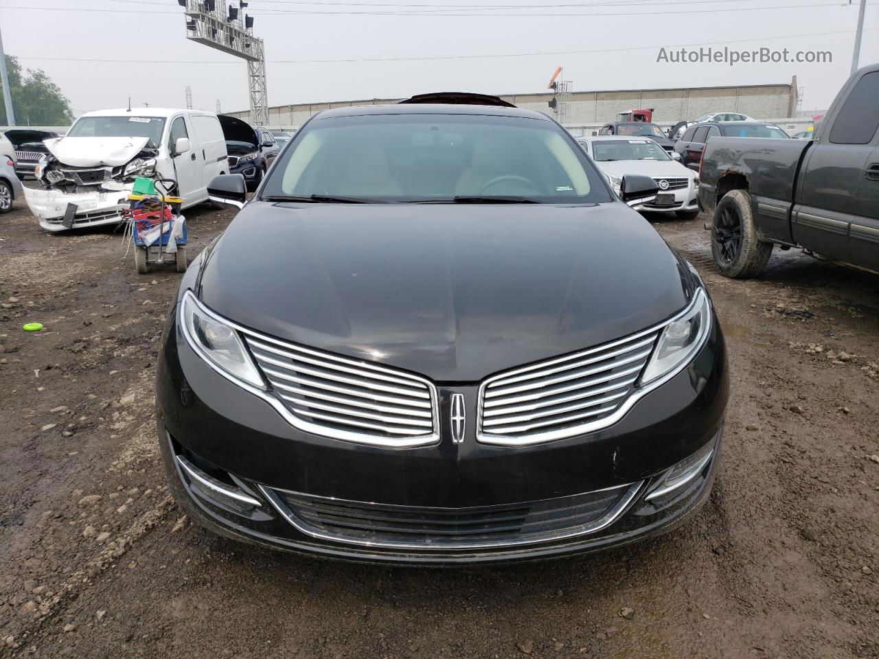 2014 Lincoln Mkz  Черный vin: 3LN6L2G99ER819772