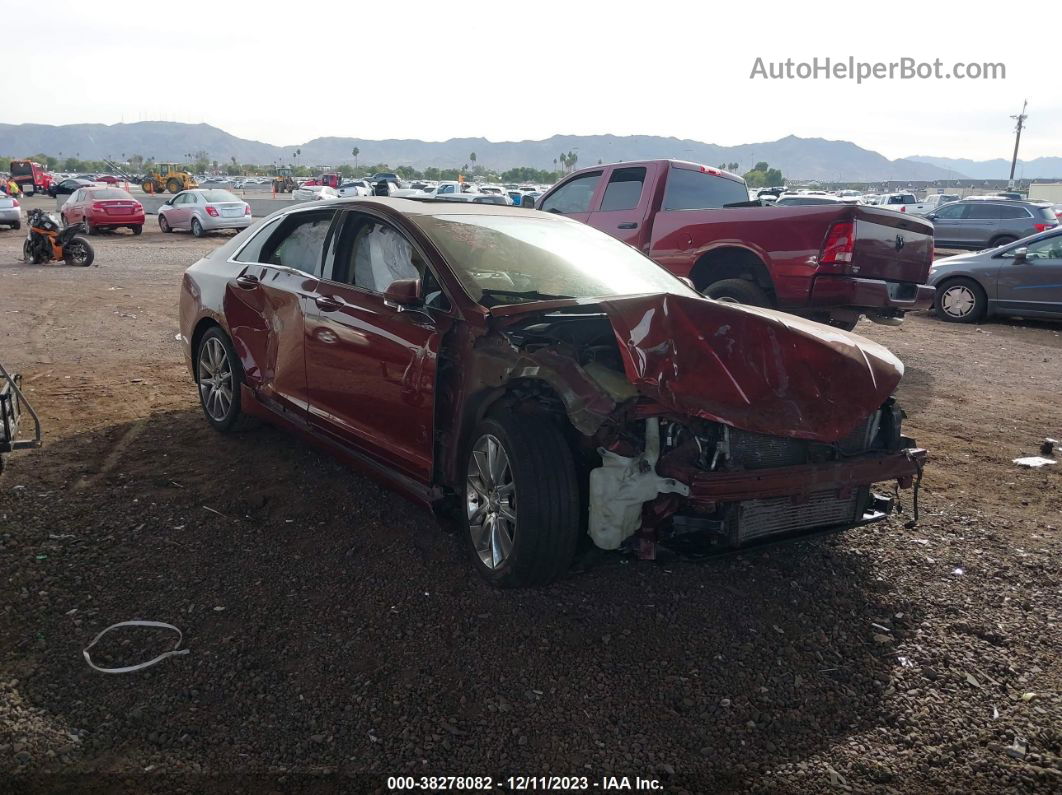 2014 Lincoln Mkz   Red vin: 3LN6L2G99ER827032