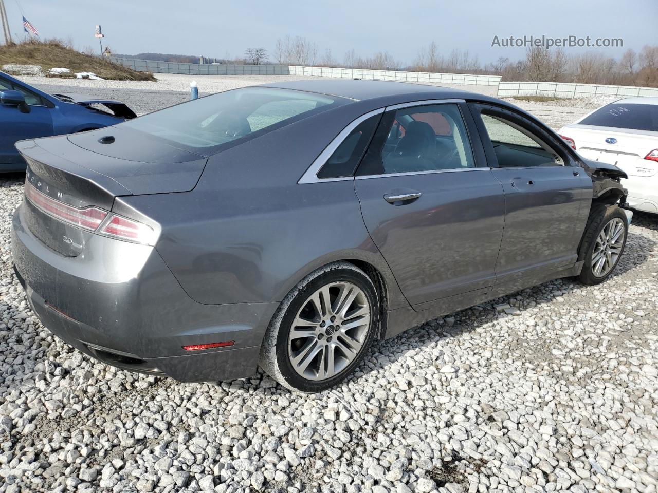 2014 Lincoln Mkz  Gray vin: 3LN6L2G9XER802429