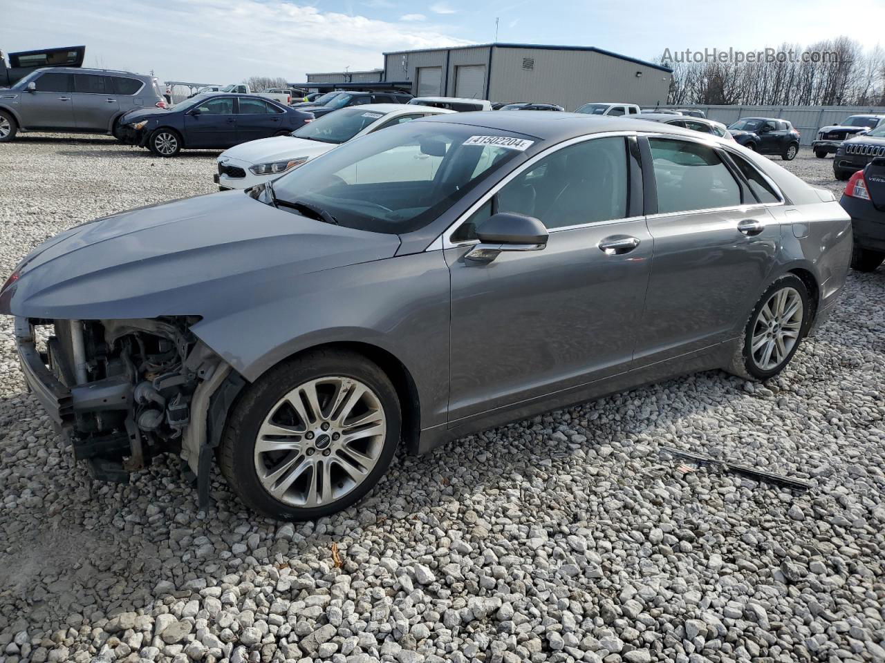 2014 Lincoln Mkz  Gray vin: 3LN6L2G9XER802429