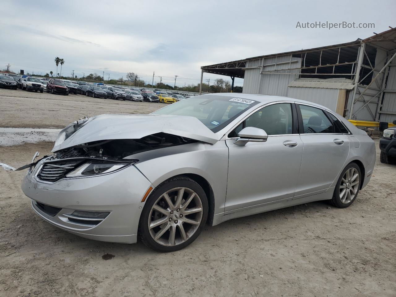 2014 Lincoln Mkz  Silver vin: 3LN6L2G9XER809123