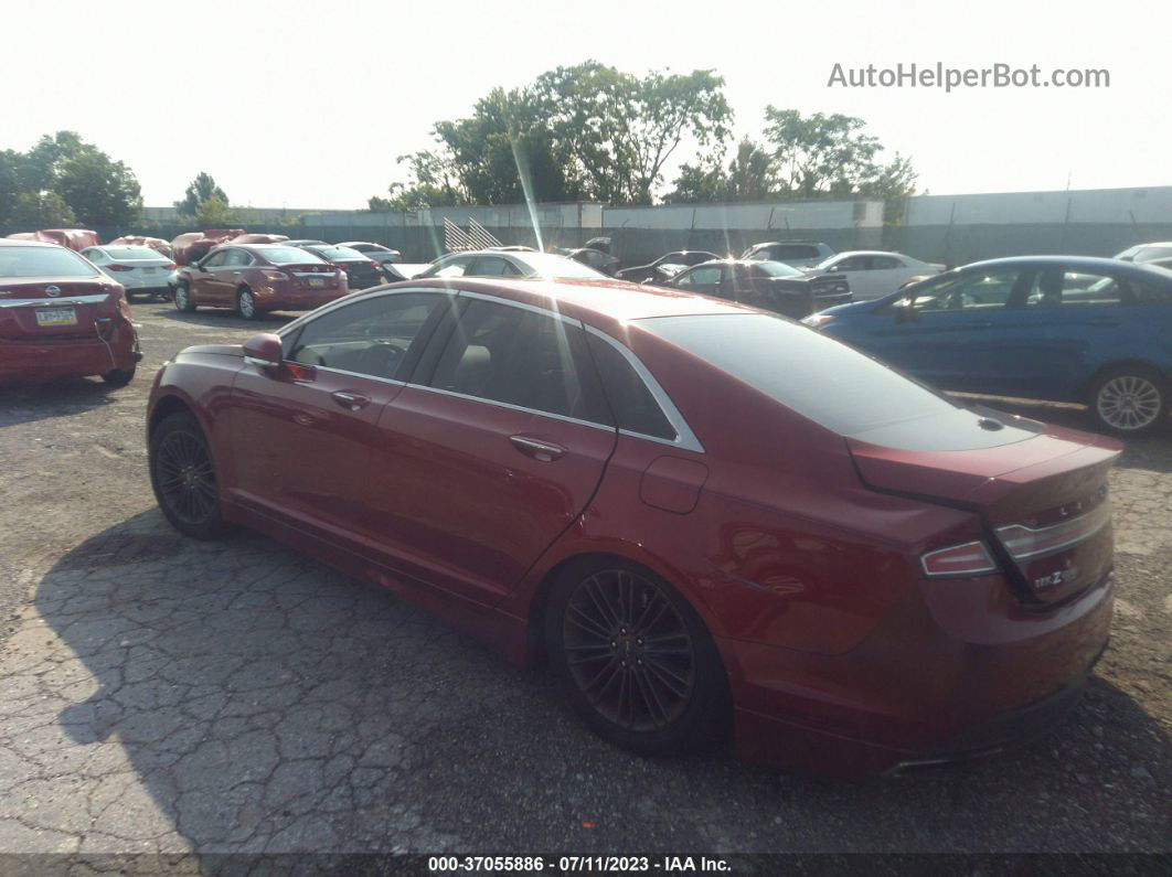 2014 Lincoln Mkz   Red vin: 3LN6L2G9XER820753