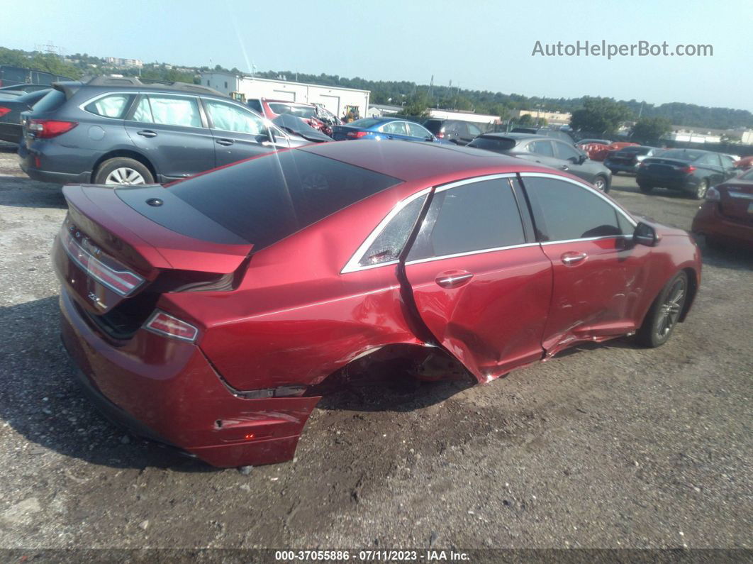 2014 Lincoln Mkz   Red vin: 3LN6L2G9XER820753