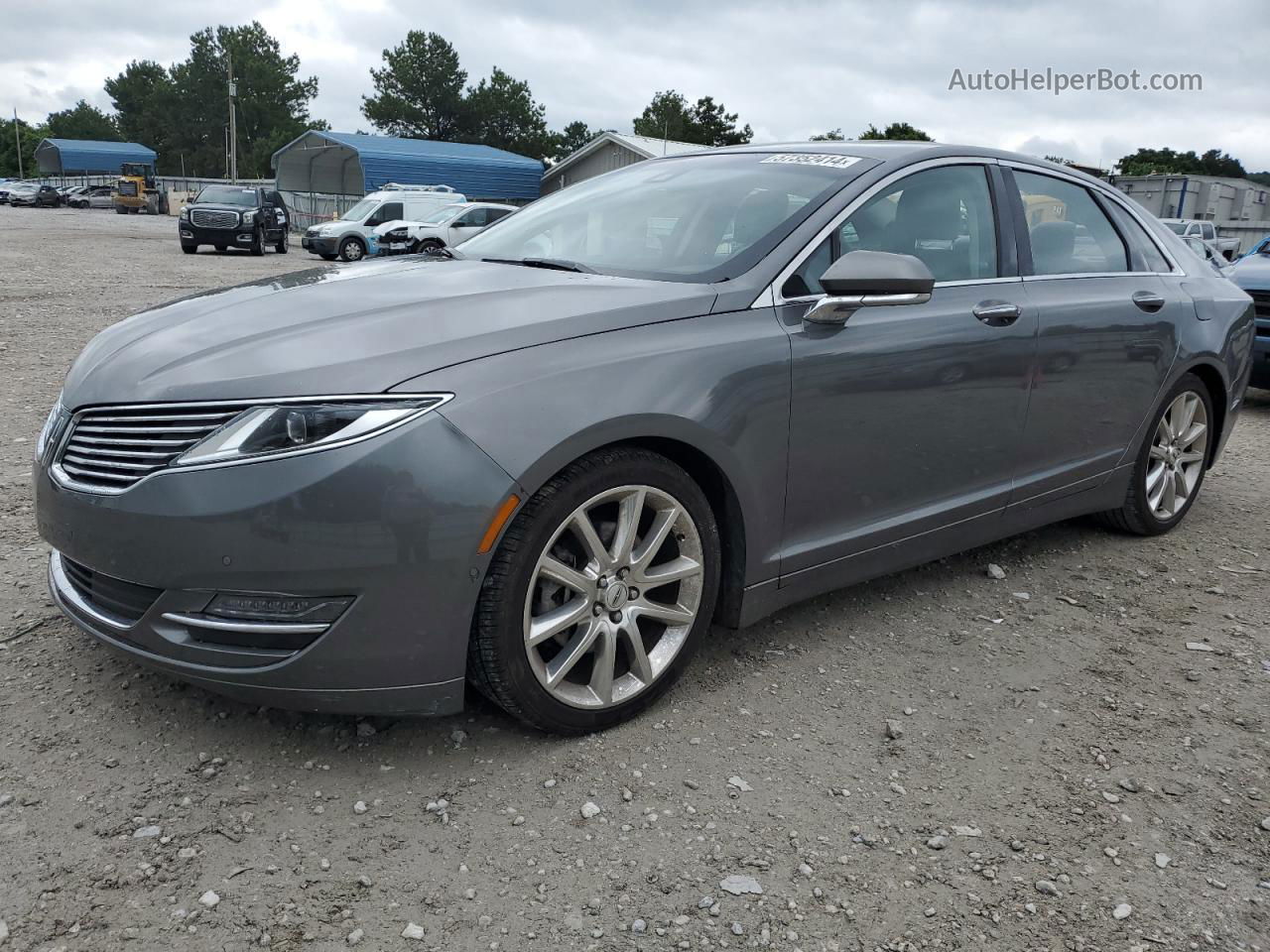 2014 Lincoln Mkz  Gray vin: 3LN6L2GK0ER812924