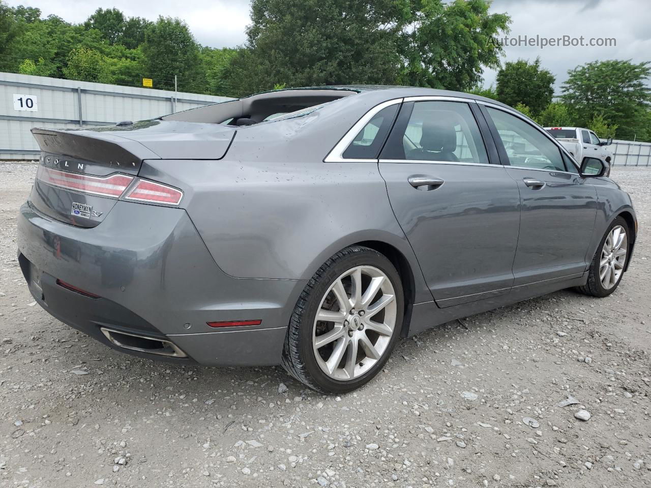 2014 Lincoln Mkz  Gray vin: 3LN6L2GK0ER812924