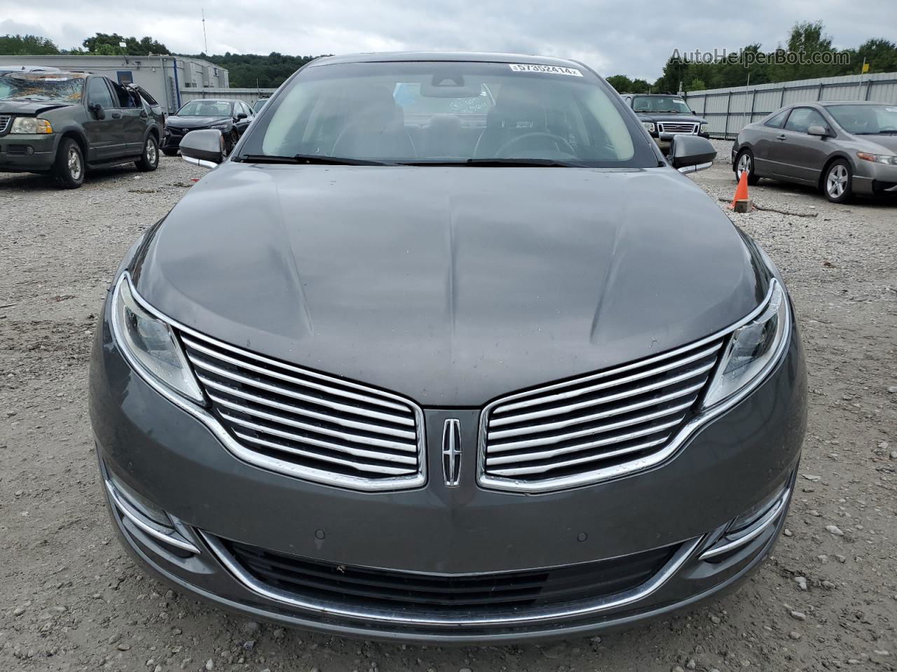 2014 Lincoln Mkz  Gray vin: 3LN6L2GK0ER812924