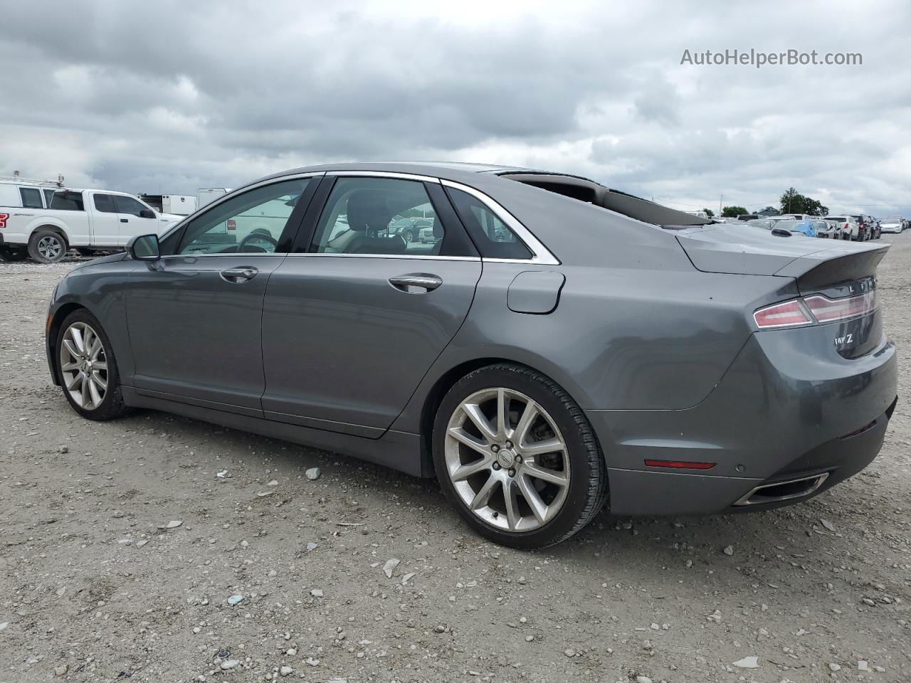 2014 Lincoln Mkz  Gray vin: 3LN6L2GK0ER812924