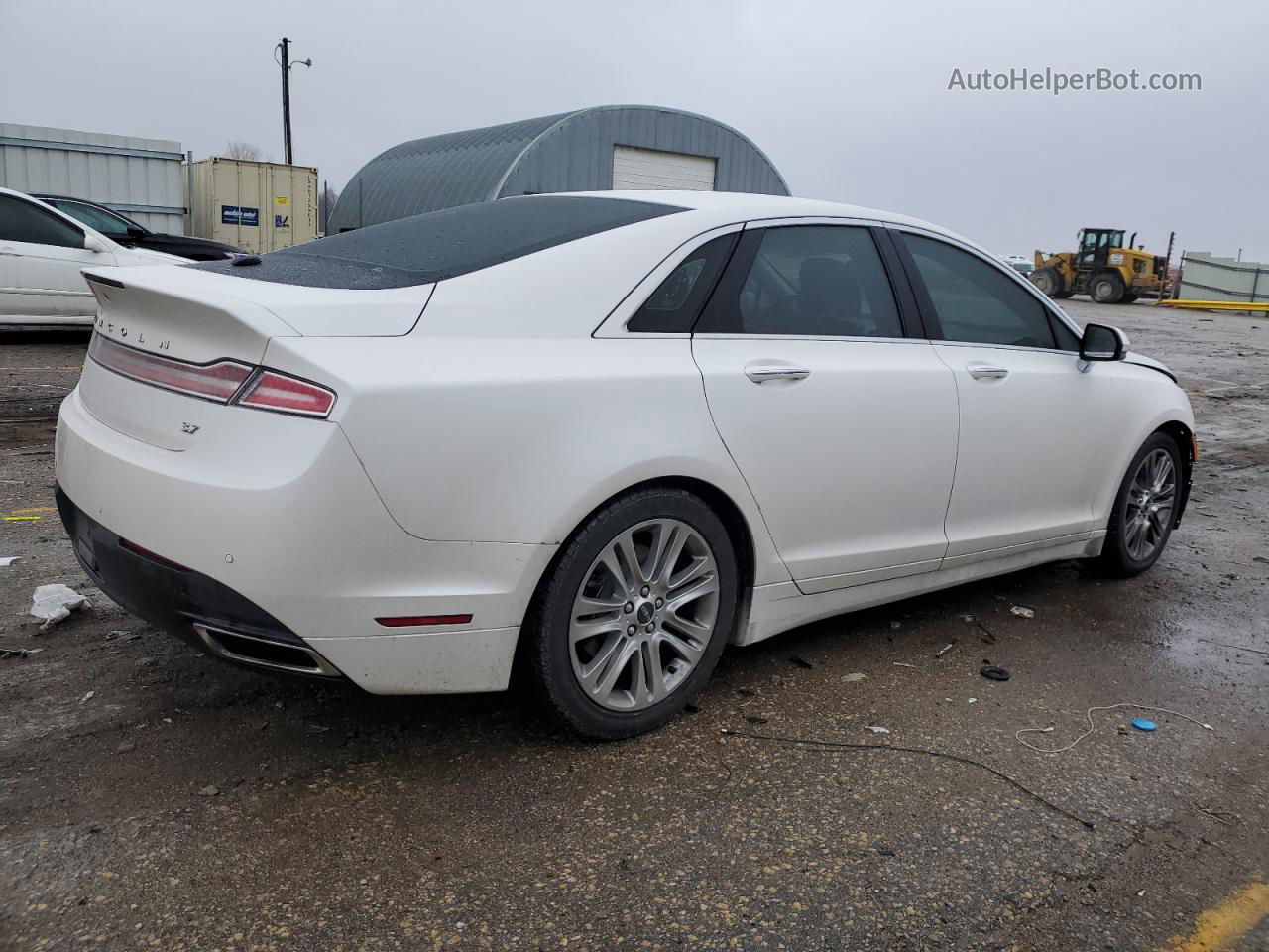 2014 Lincoln Mkz  White vin: 3LN6L2GK0ER823423