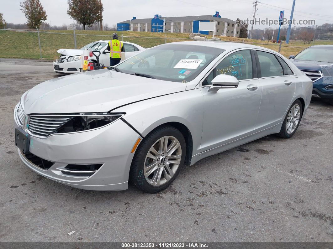 2014 Lincoln Mkz Silver vin: 3LN6L2GK0ER827956