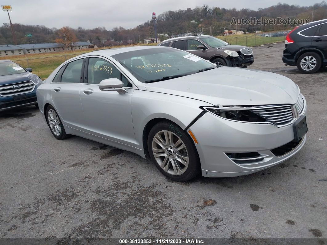 2014 Lincoln Mkz Silver vin: 3LN6L2GK0ER827956