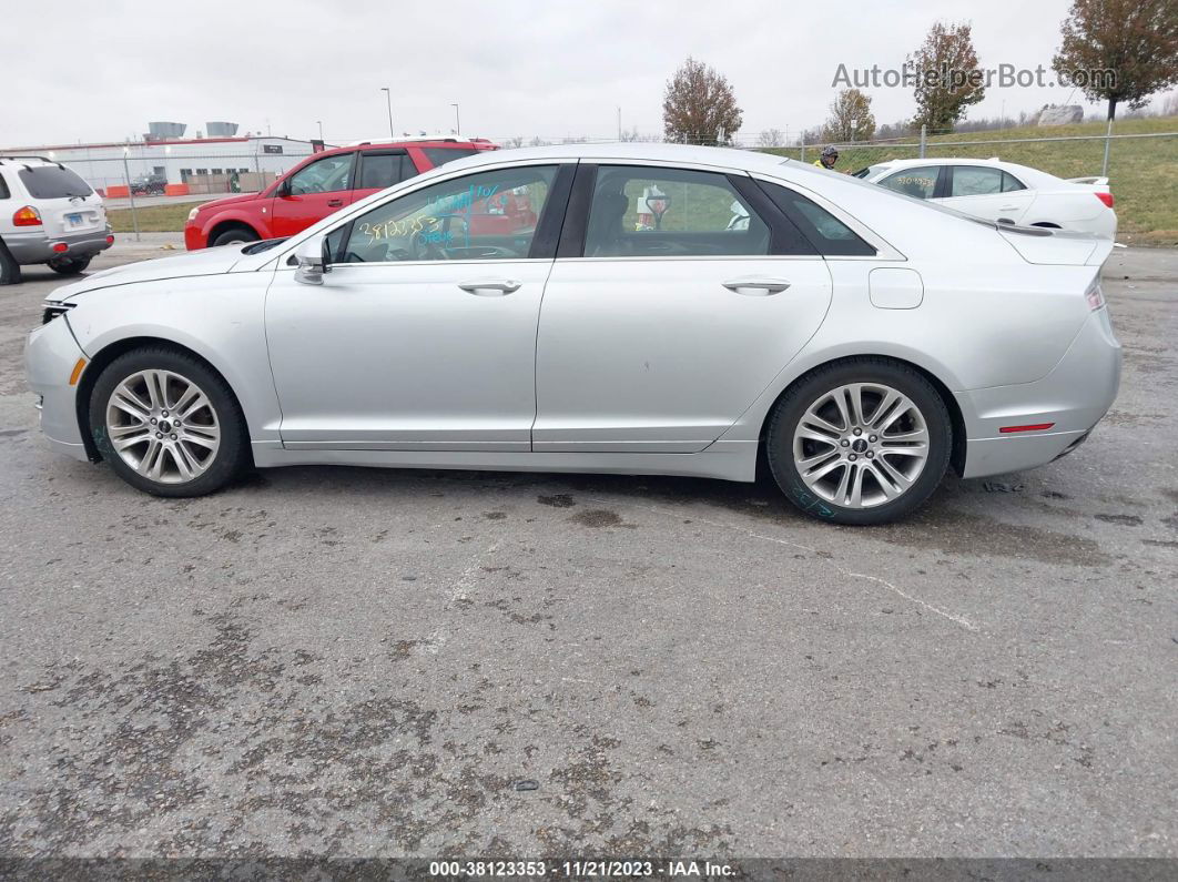 2014 Lincoln Mkz Silver vin: 3LN6L2GK0ER827956