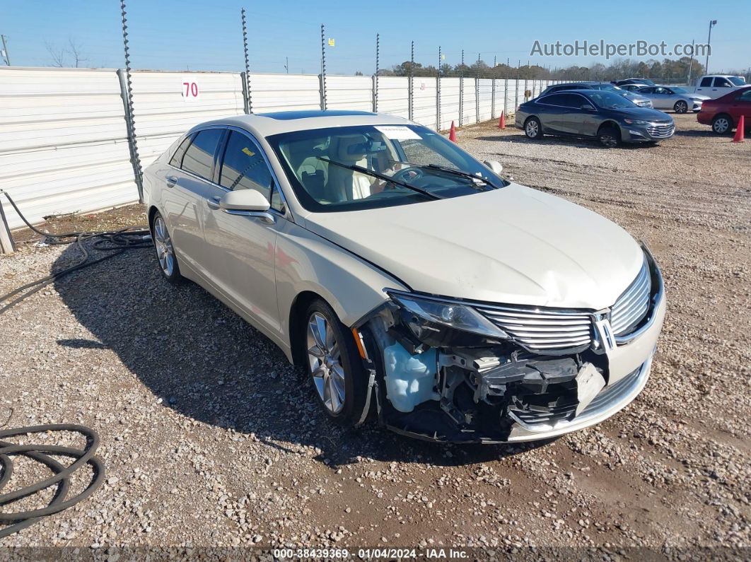 2014 Lincoln Mkz   Желто-коричневый vin: 3LN6L2GK0ER830128