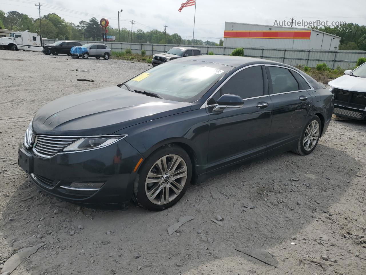 2014 Lincoln Mkz  Blue vin: 3LN6L2GK1ER803049