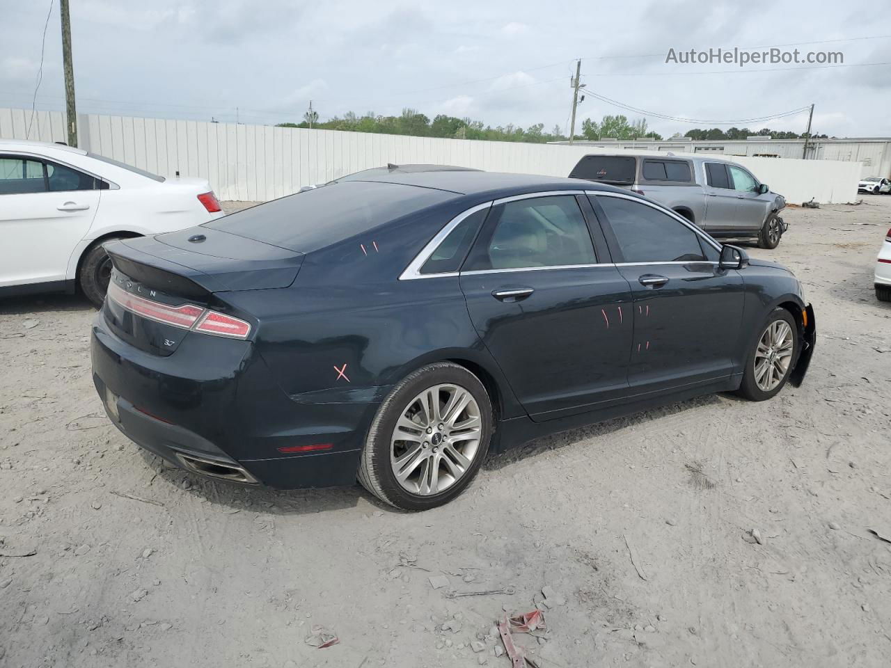 2014 Lincoln Mkz  Blue vin: 3LN6L2GK1ER803049