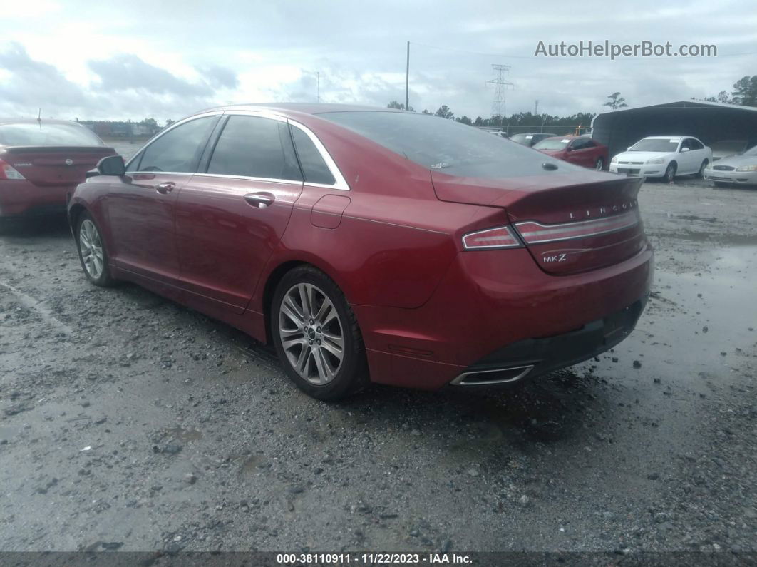 2014 Lincoln Mkz Red vin: 3LN6L2GK1ER822524