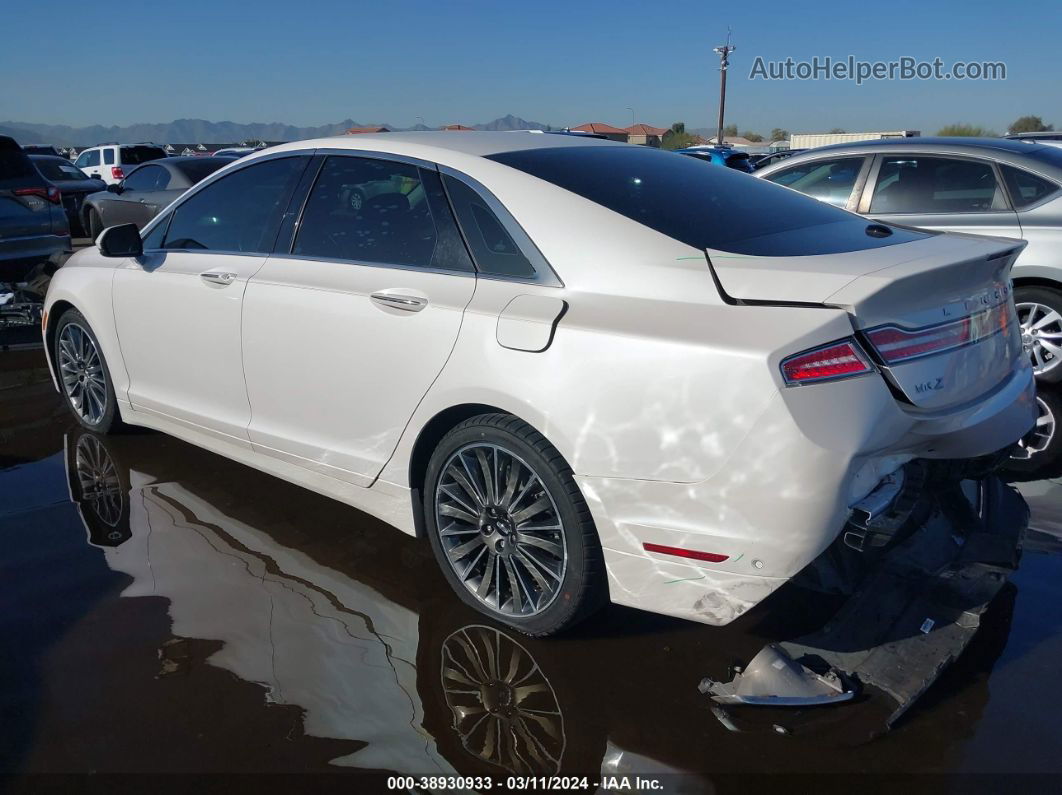 2014 Lincoln Mkz   White vin: 3LN6L2GK1ER822880