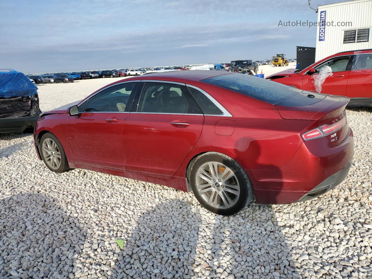 2014 Lincoln Mkz  Красный vin: 3LN6L2GK1ER823544