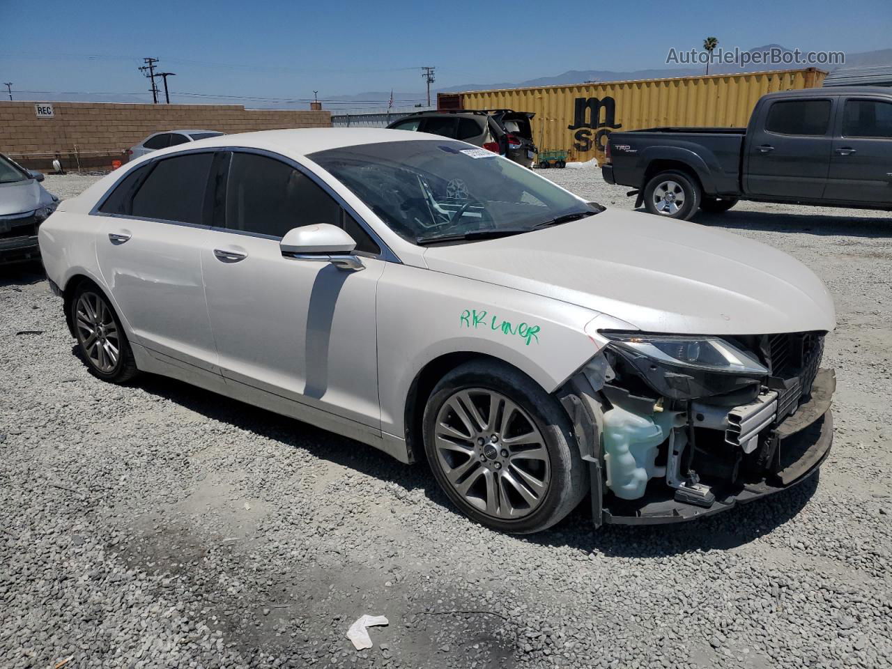 2014 Lincoln Mkz  Белый vin: 3LN6L2GK2ER803058