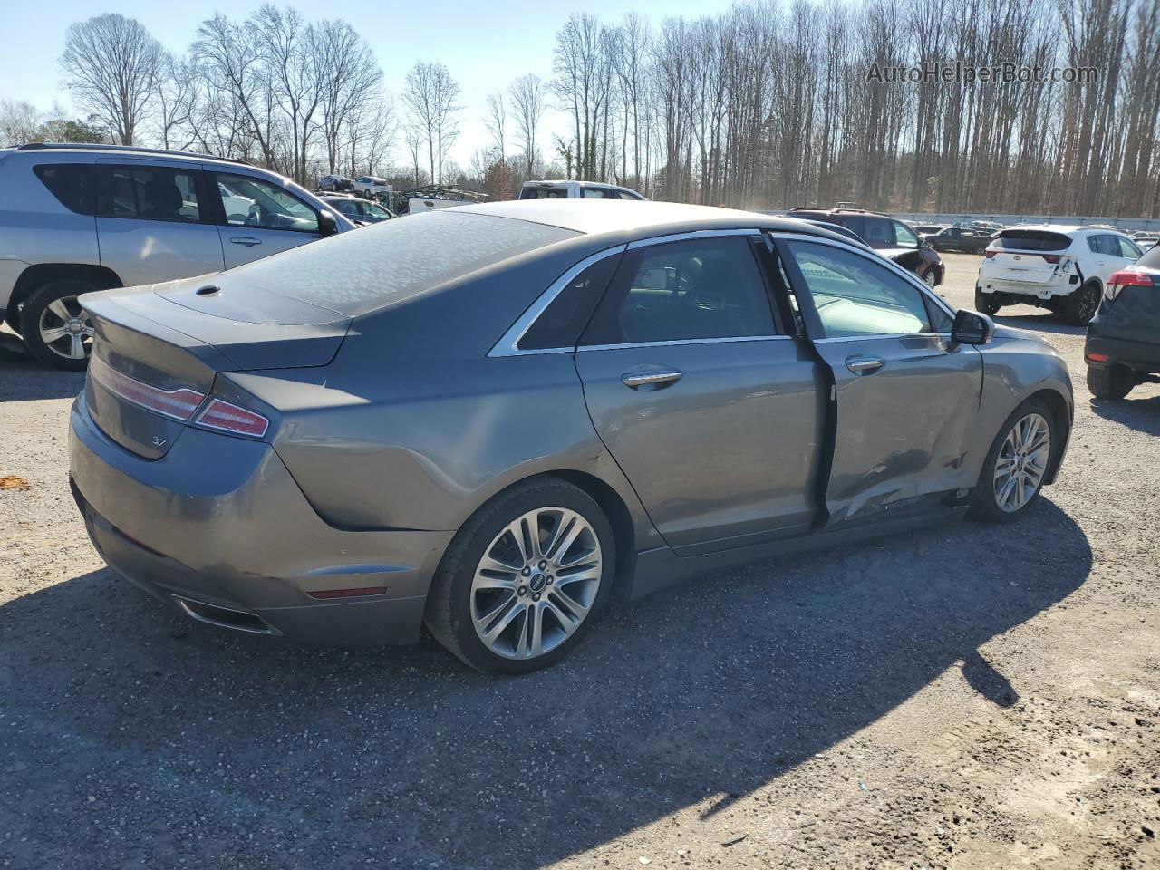 2014 Lincoln Mkz  Gray vin: 3LN6L2GK2ER806770