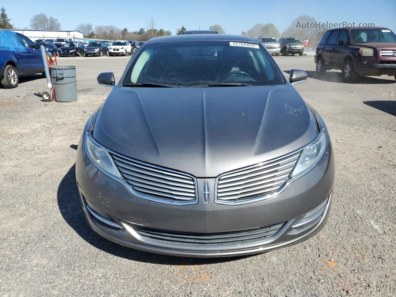 2014 Lincoln Mkz  Gray vin: 3LN6L2GK2ER806770