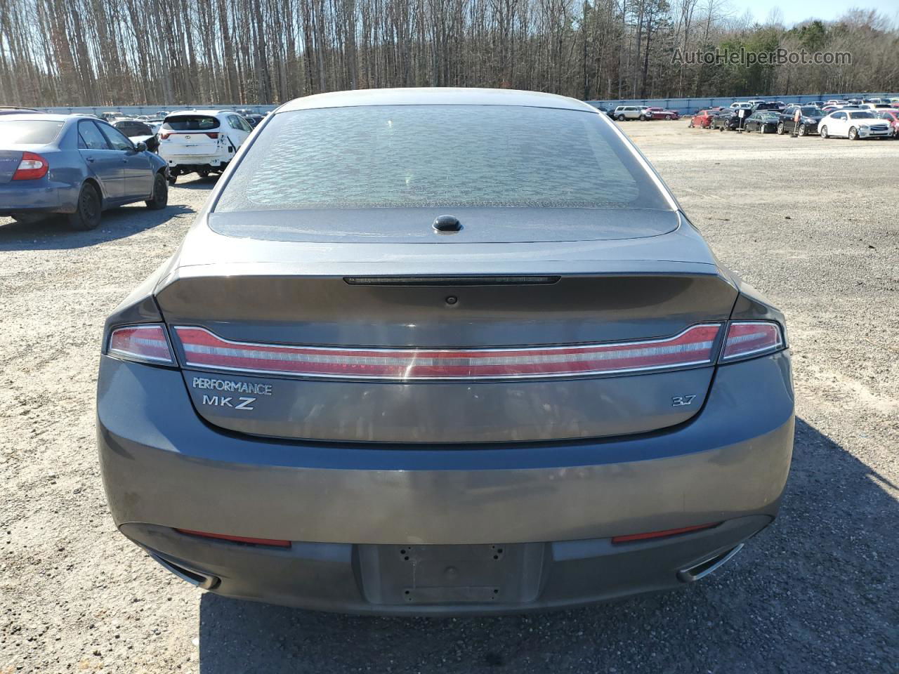 2014 Lincoln Mkz  Gray vin: 3LN6L2GK2ER806770