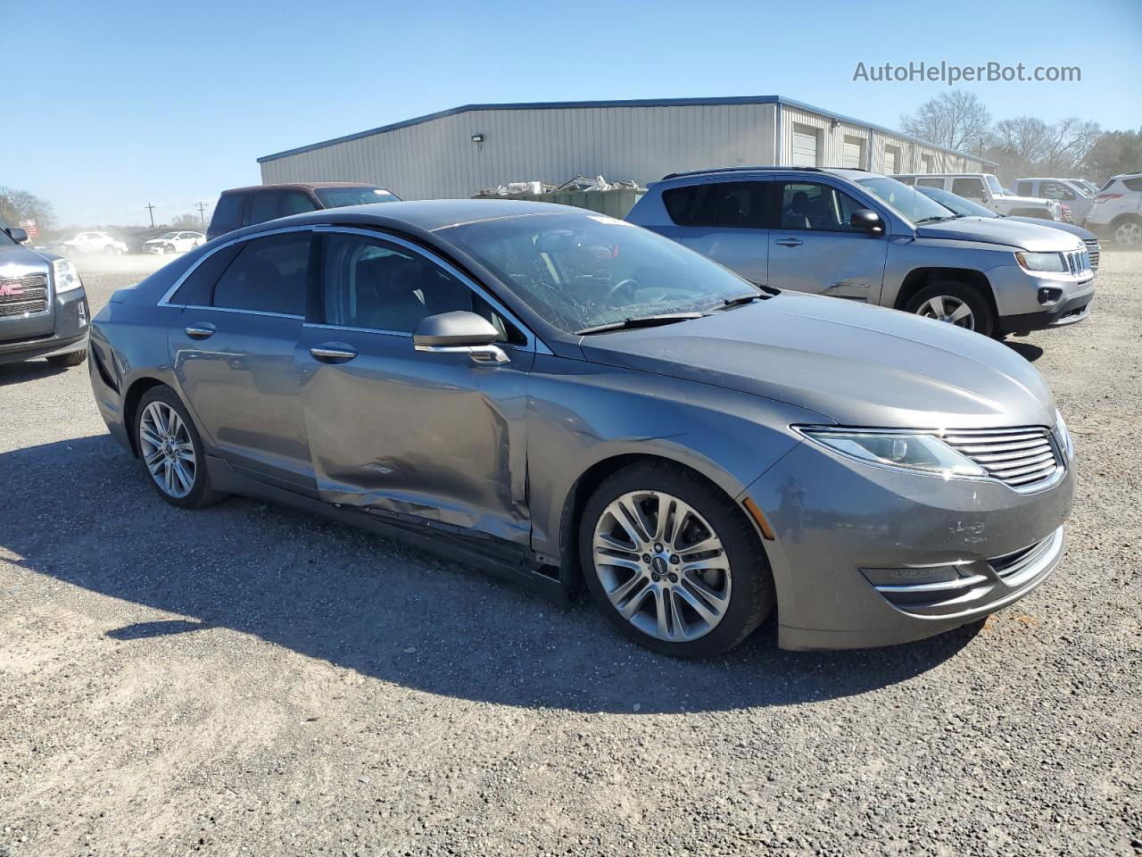 2014 Lincoln Mkz  Gray vin: 3LN6L2GK2ER806770