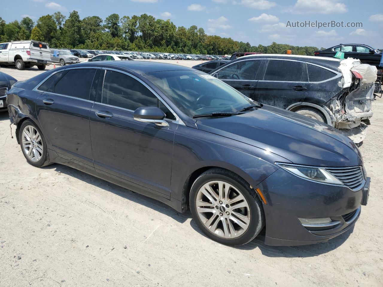 2014 Lincoln Mkz  Черный vin: 3LN6L2GK2ER823553