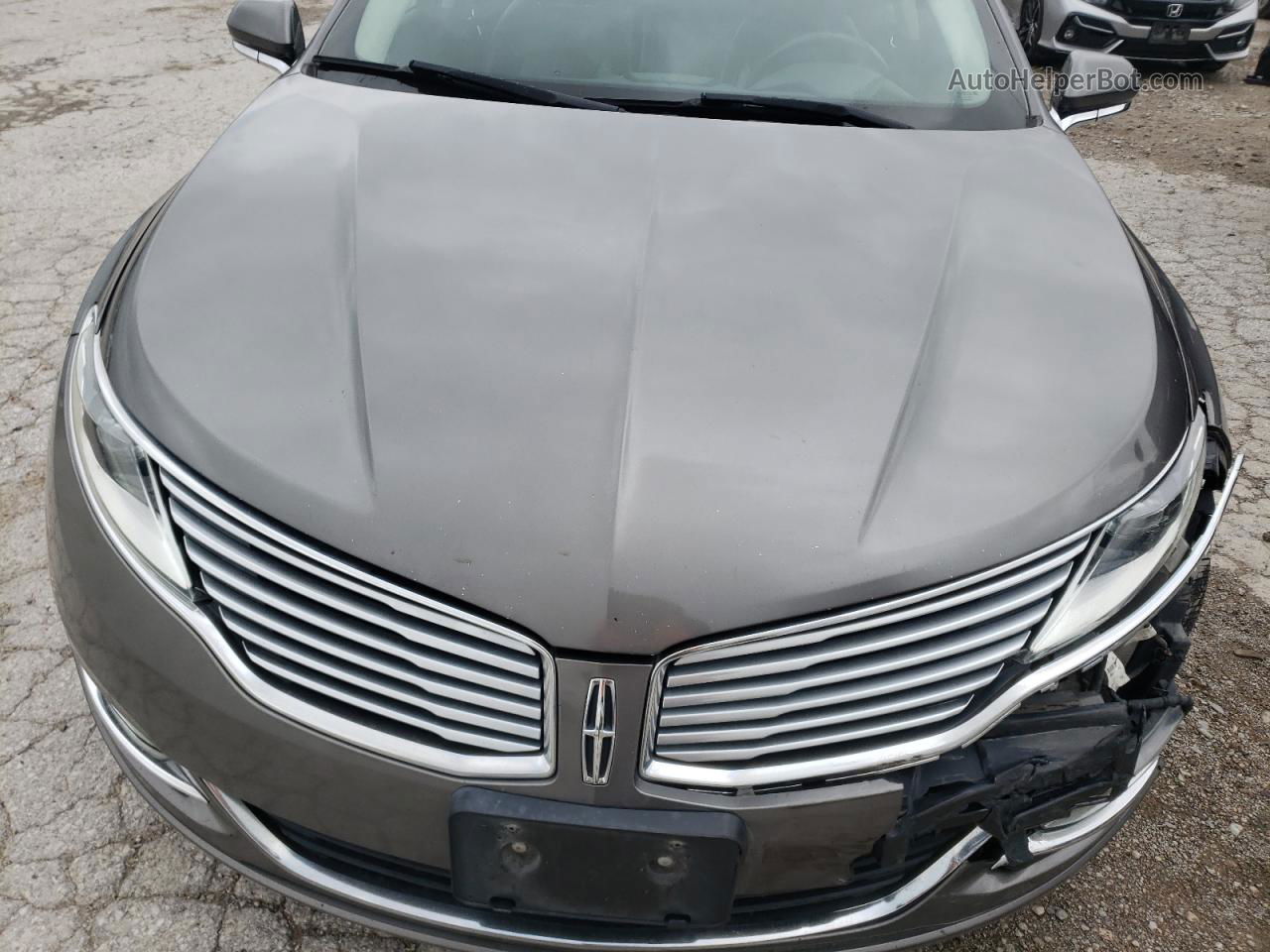 2014 Lincoln Mkz  Gray vin: 3LN6L2GK3ER802775