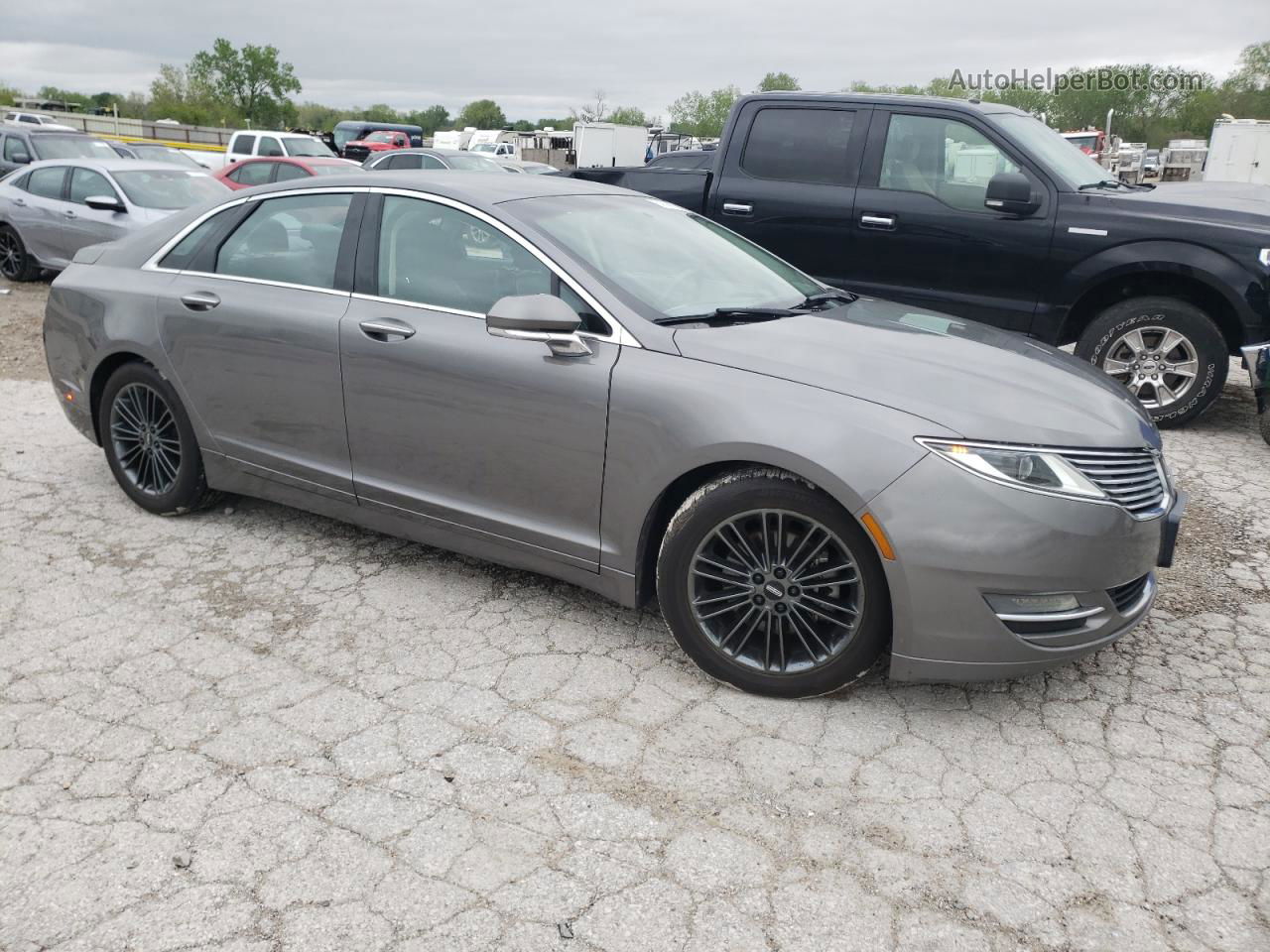 2014 Lincoln Mkz  Gray vin: 3LN6L2GK3ER802775