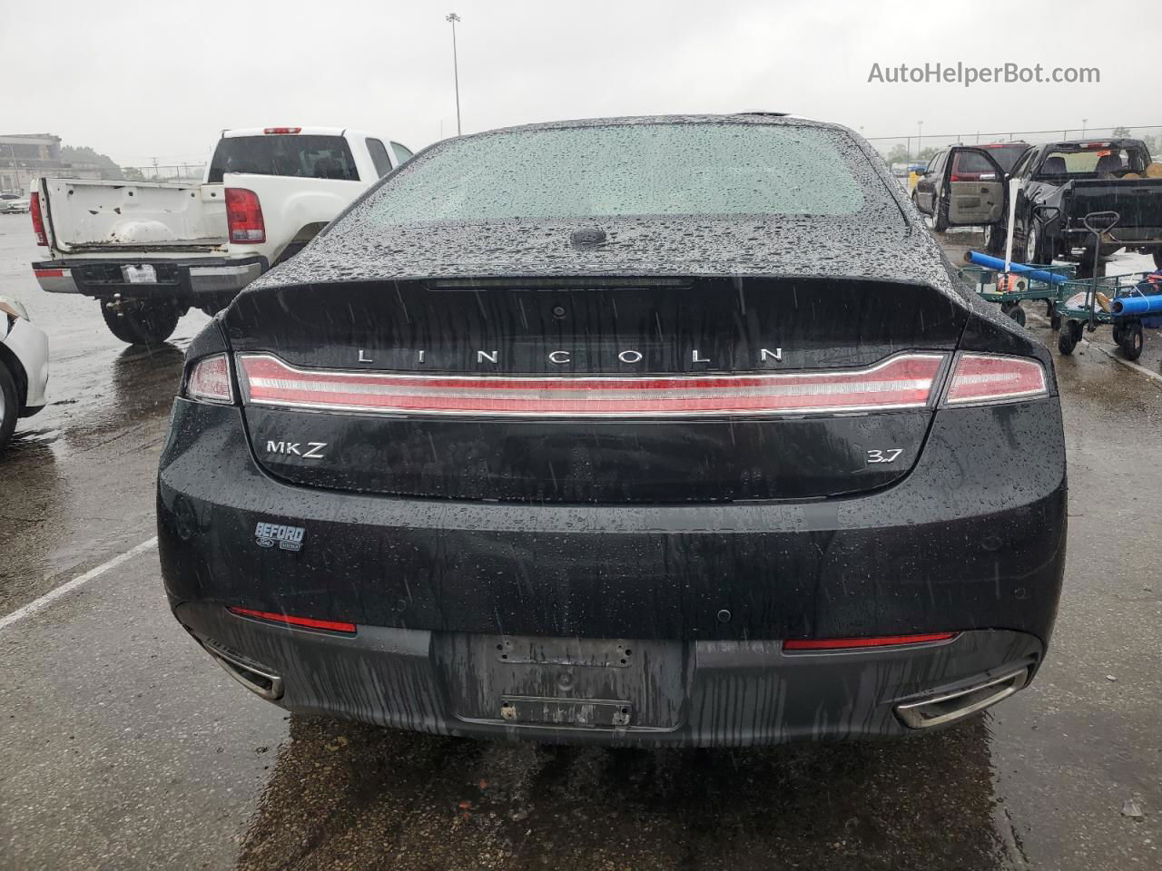 2014 Lincoln Mkz  Black vin: 3LN6L2GK4ER817897