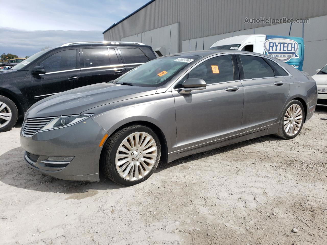 2014 Lincoln Mkz  Gray vin: 3LN6L2GK4ER826485