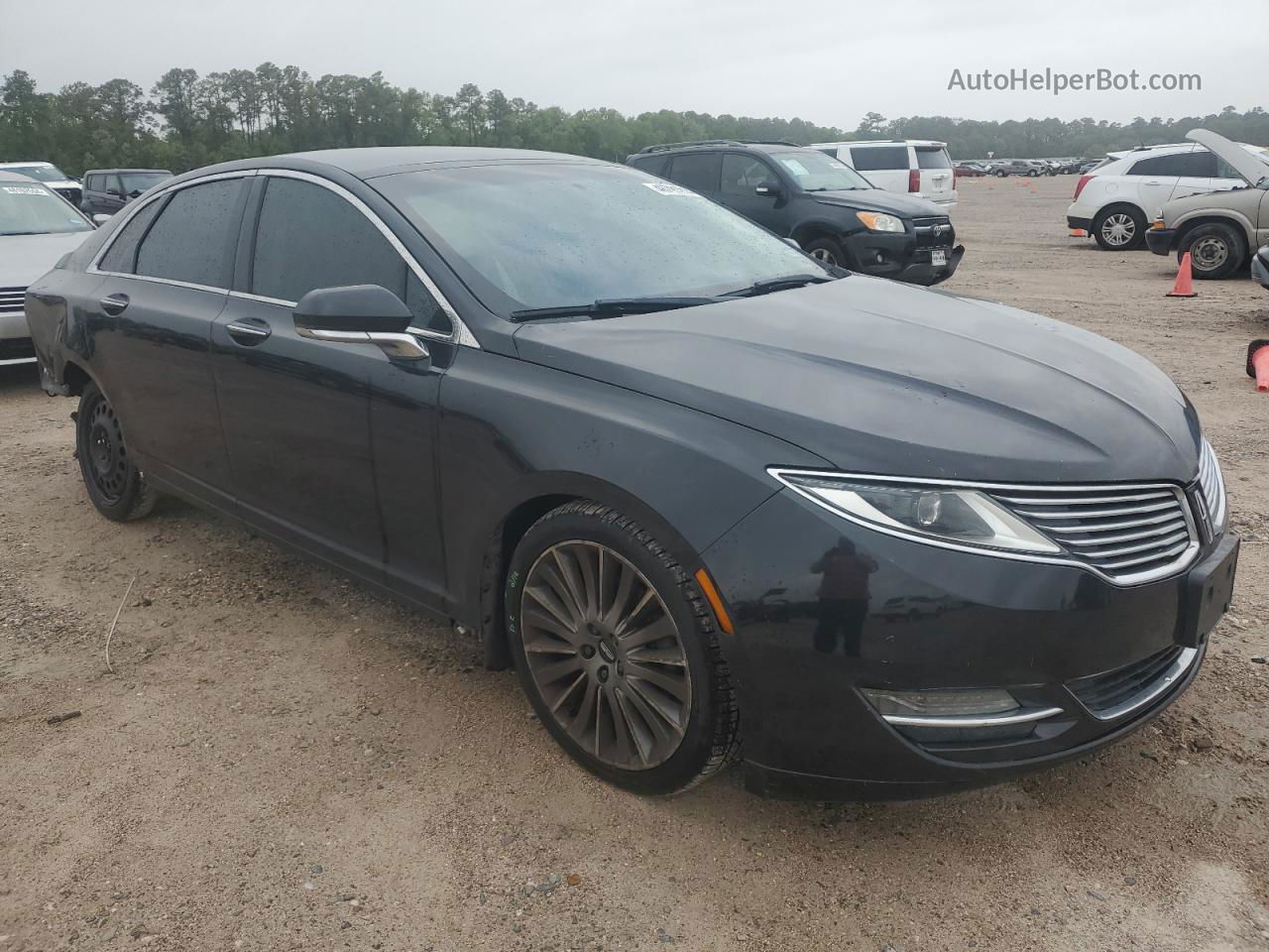 2014 Lincoln Mkz  Черный vin: 3LN6L2GK5ER801966