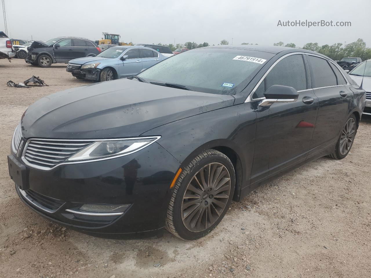 2014 Lincoln Mkz  Черный vin: 3LN6L2GK5ER801966