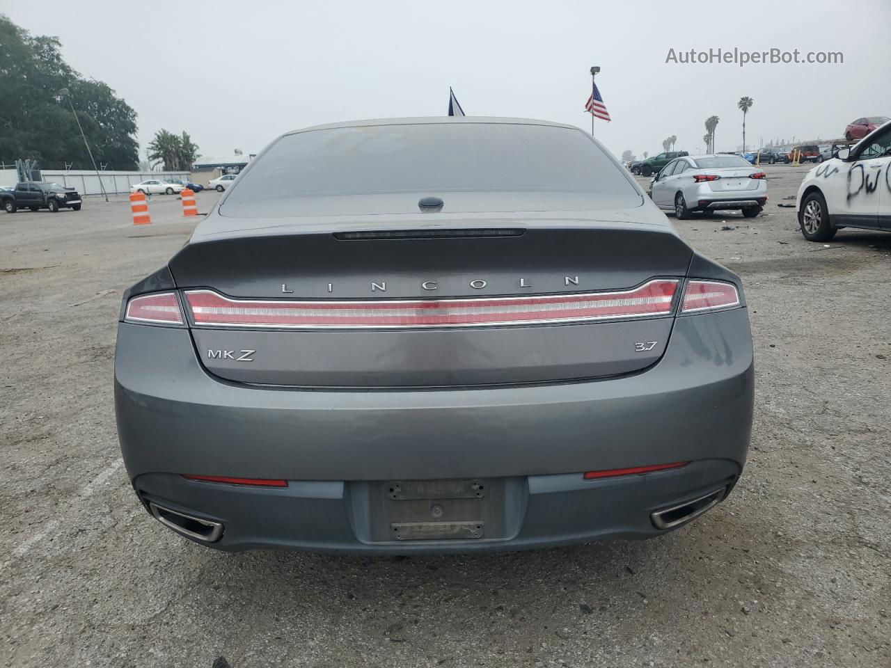 2014 Lincoln Mkz  Gray vin: 3LN6L2GK5ER803085