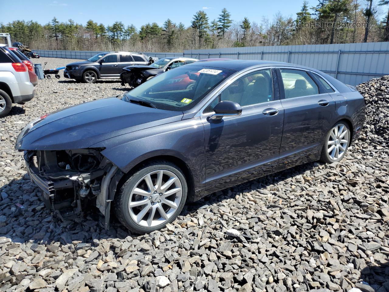 2014 Lincoln Mkz  Угольный vin: 3LN6L2GK5ER807749