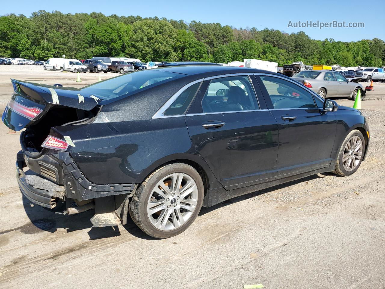 2014 Lincoln Mkz  Black vin: 3LN6L2GK6ER809431