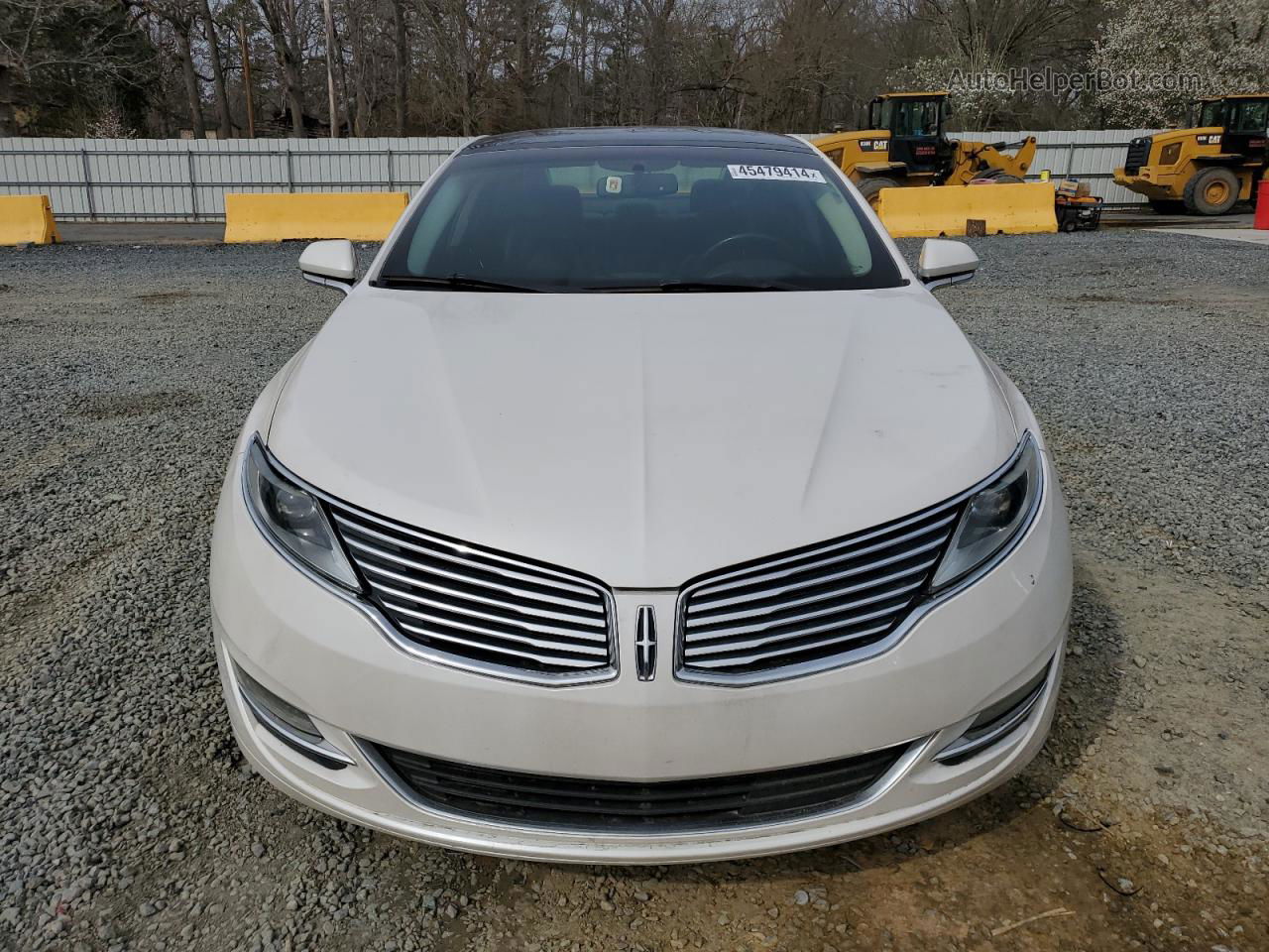 2014 Lincoln Mkz White vin: 3LN6L2GK7ER816064