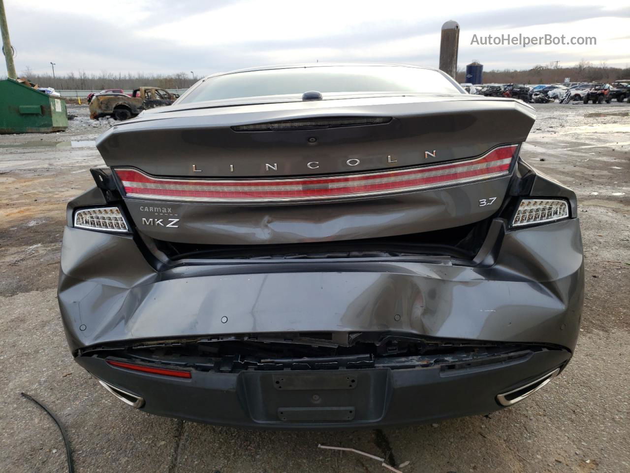 2014 Lincoln Mkz  Угольный vin: 3LN6L2GK7ER833320