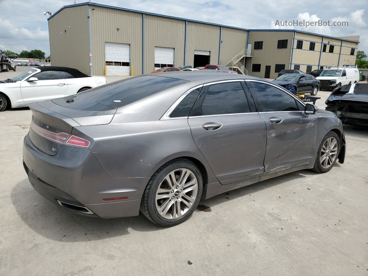 2014 Lincoln Mkz  Gray vin: 3LN6L2GK8ER803968