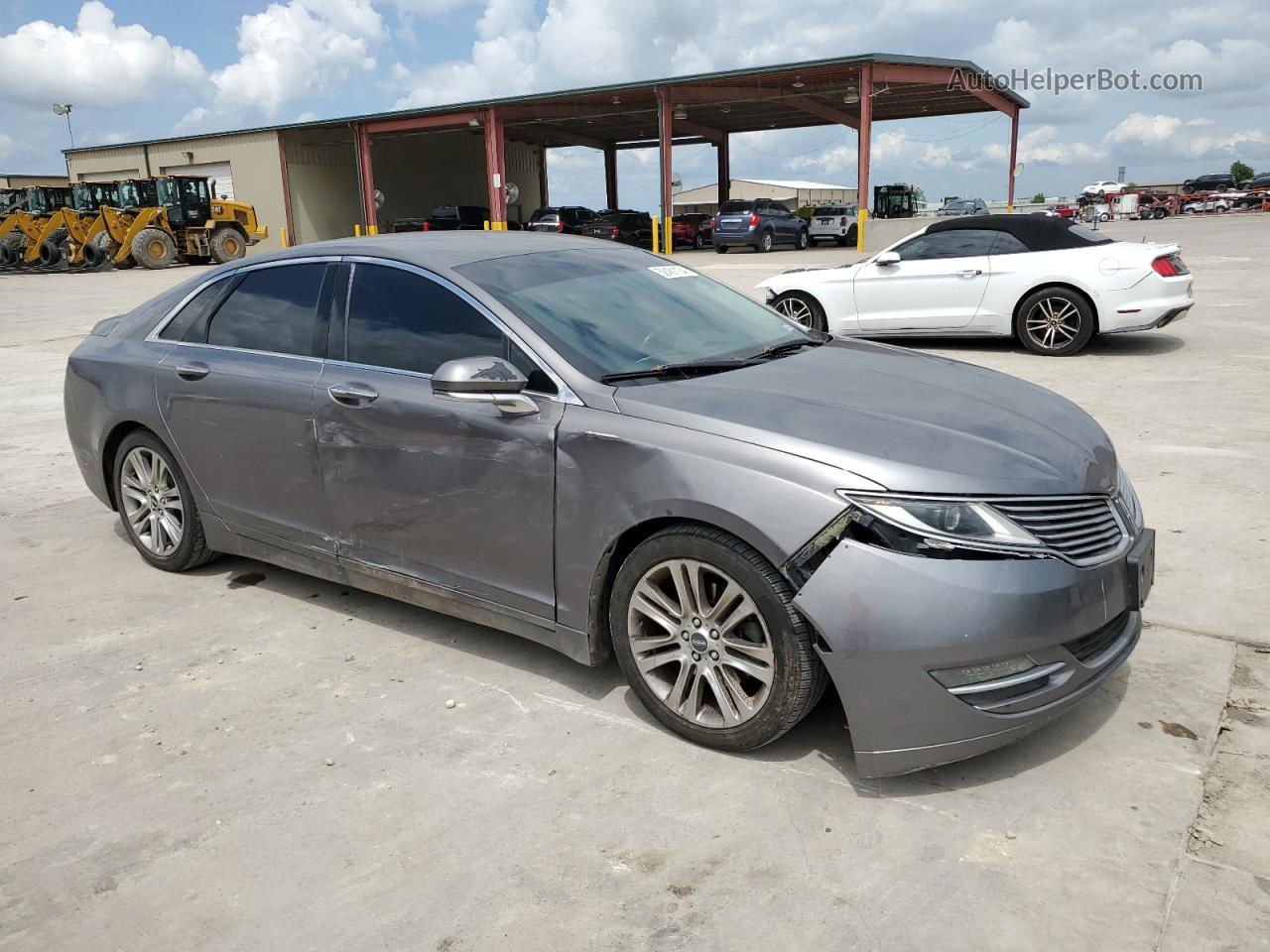 2014 Lincoln Mkz  Gray vin: 3LN6L2GK8ER803968