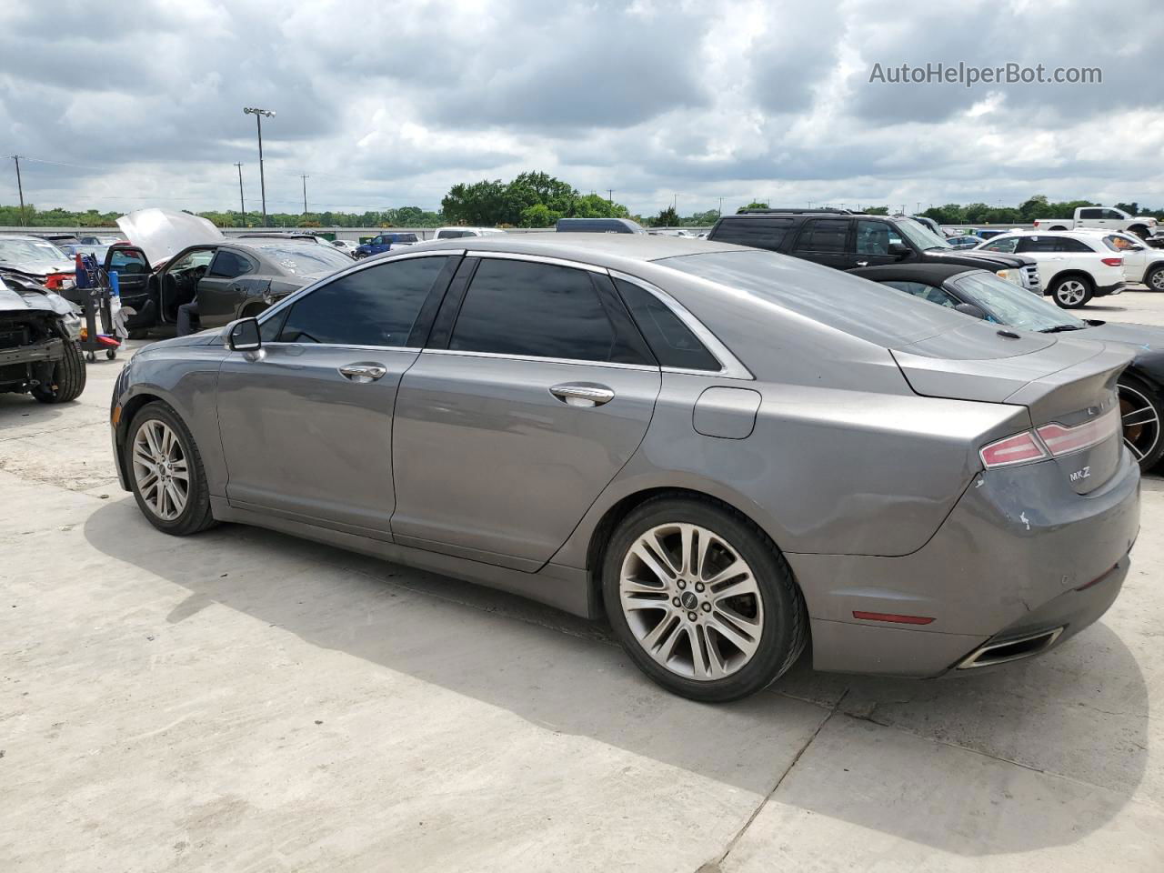 2014 Lincoln Mkz  Gray vin: 3LN6L2GK8ER803968