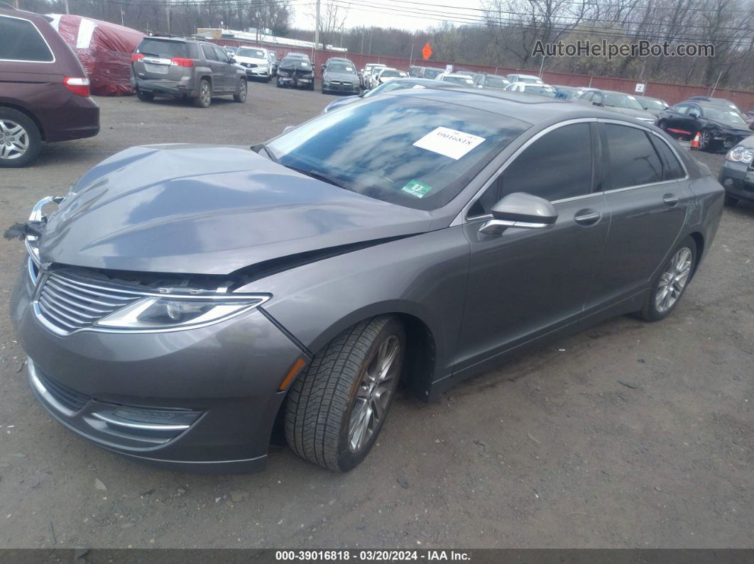 2014 Lincoln Mkz   Gray vin: 3LN6L2GK8ER804702